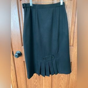 Southern Lady Womens Midi Black Skirt